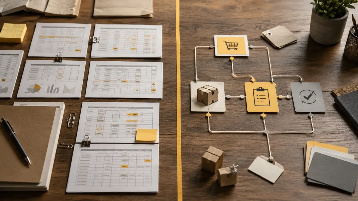 ERP vs Excel: diferencias, límites y cuándo migrar
