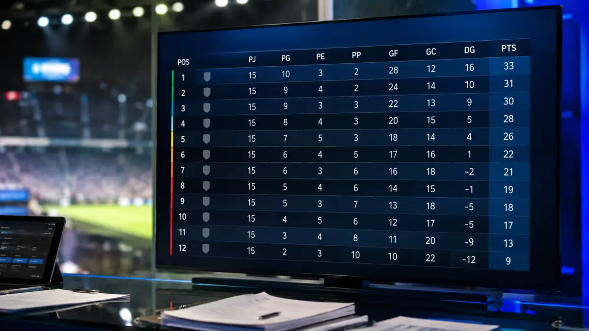 CÃ³mo leer una tabla de posiciones