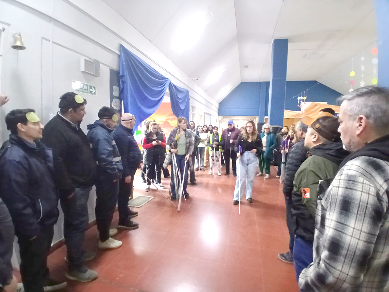 Choferes de colectivos de Ushuaia vivieron un viaje con los ojos vendados