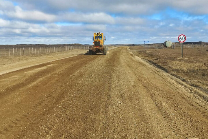 Vialidad Provincial avanza en reparaciones de la Ruta 7 y pide precaución por condiciones de deshielo