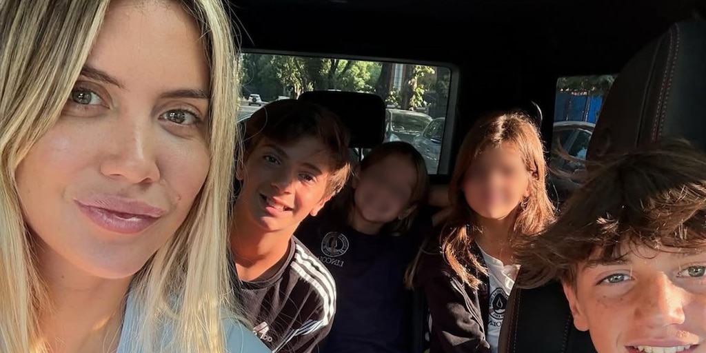 Wanda Nara celebró el Día del Niño con sus 5 hijos en una juguetería: “Siempre serán mis chiquitos”