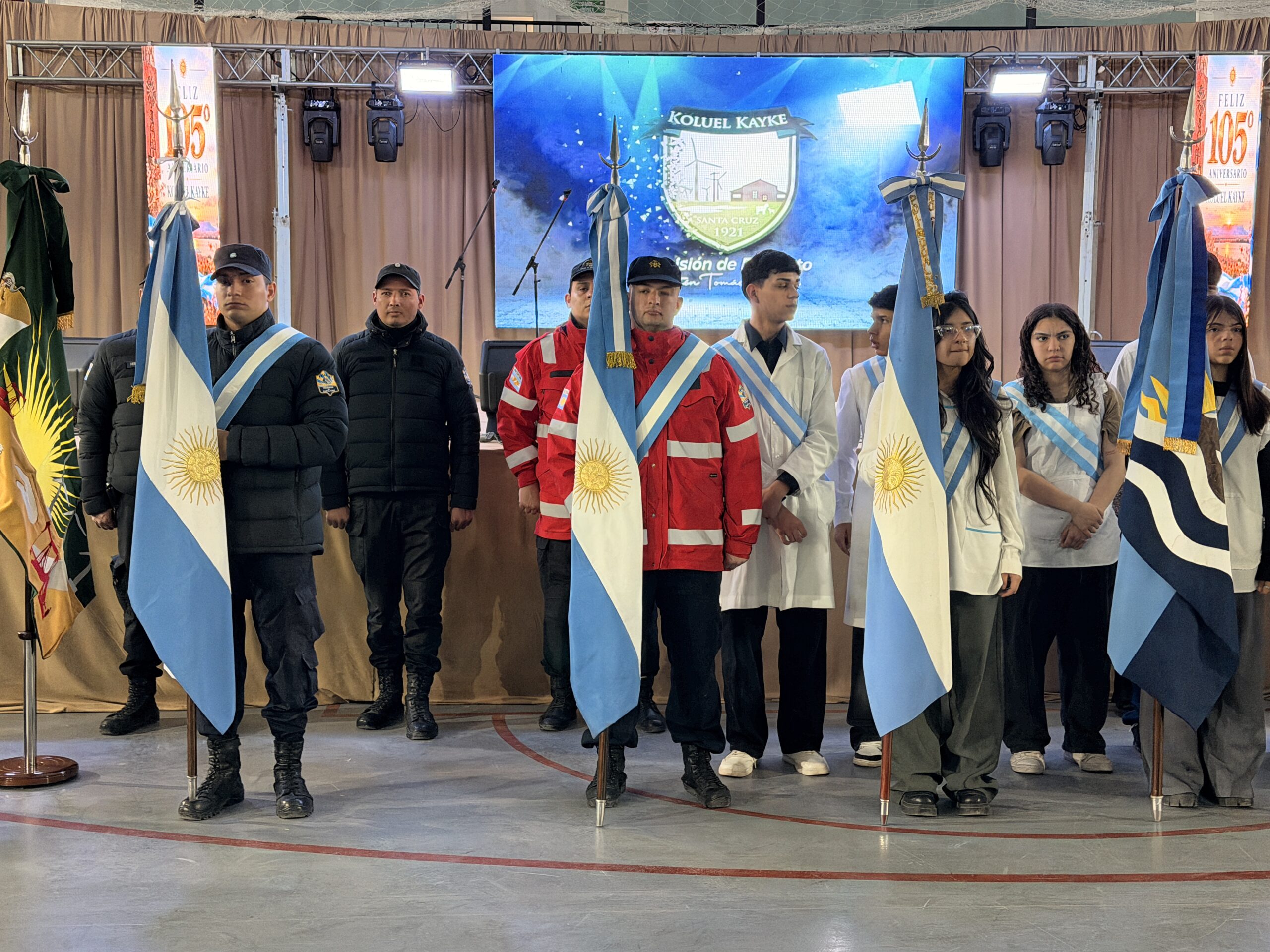 Gobierno provincial acompañó el 105° aniversario de Koluel Kaike y anunció obras