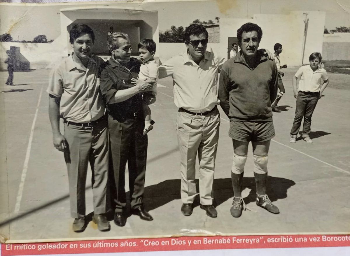 Fabián Orellano, el bebé de la foto con Bernabé Ferreyra en Franck